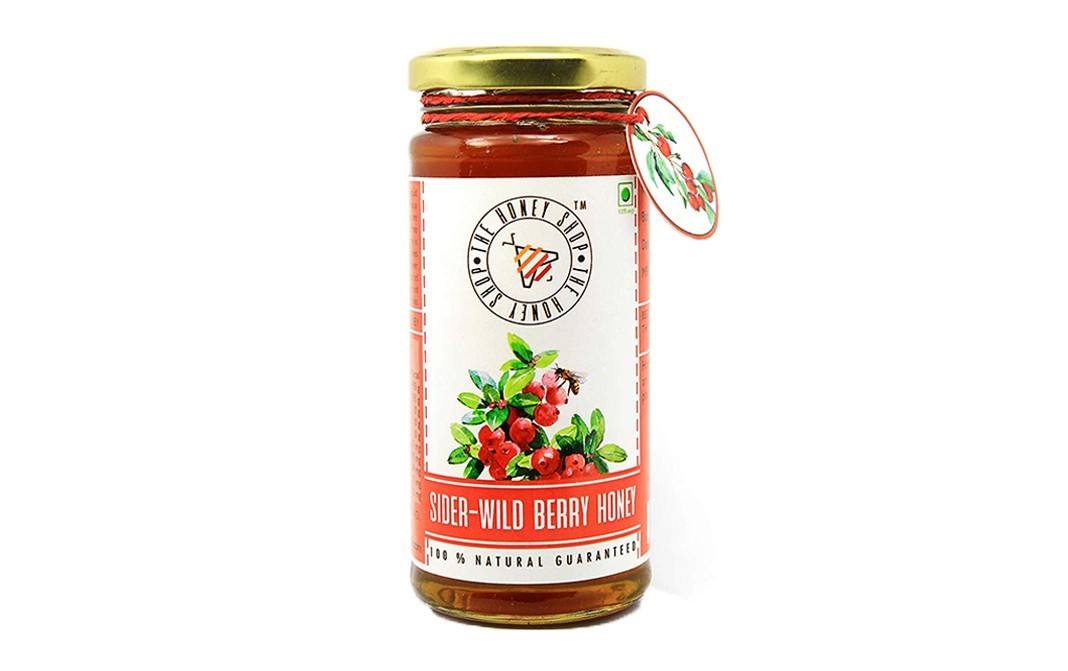 The Honey Shop Sider-Wild Berry Honey    Glass Jar  325 grams